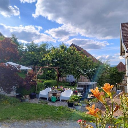 Minicamping Und B&B Apartment Hintergarten Niederorschel Экстерьер фото