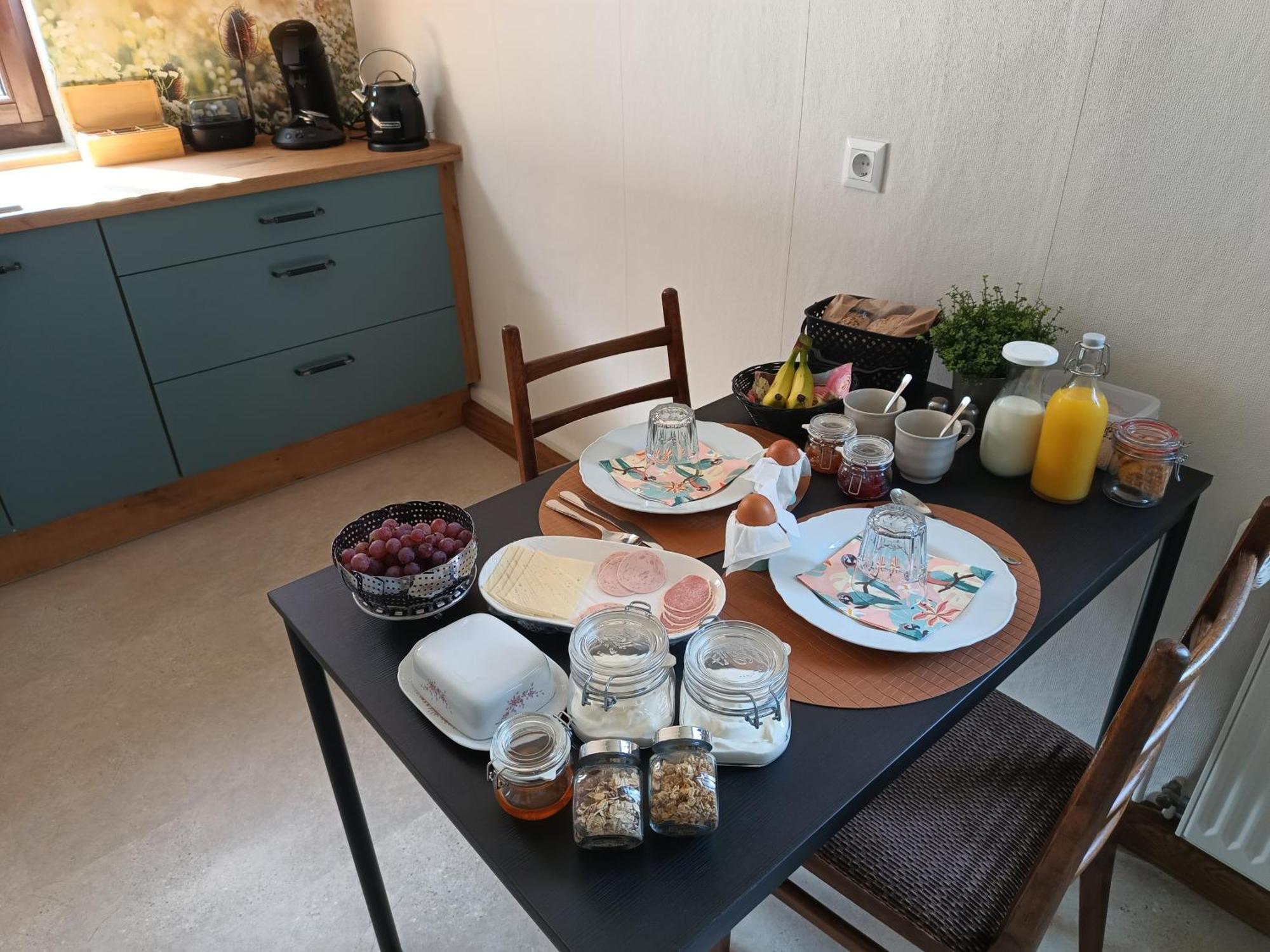 Minicamping Und B&B Apartment Hintergarten Niederorschel Экстерьер фото