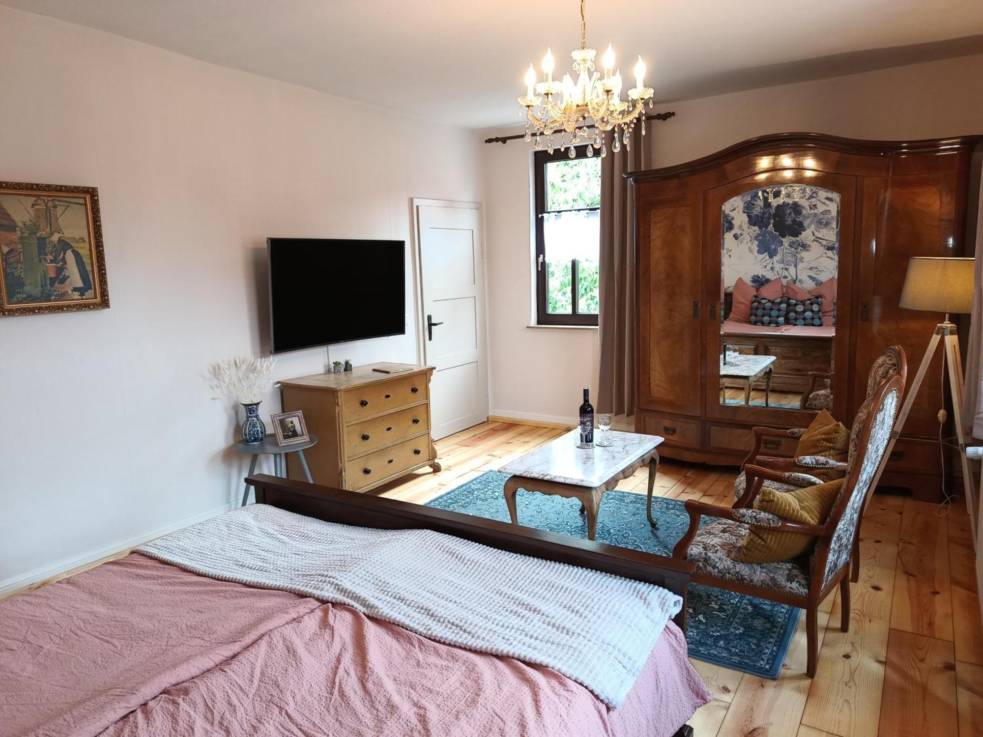 Minicamping Und B&B Apartment Hintergarten Niederorschel Экстерьер фото