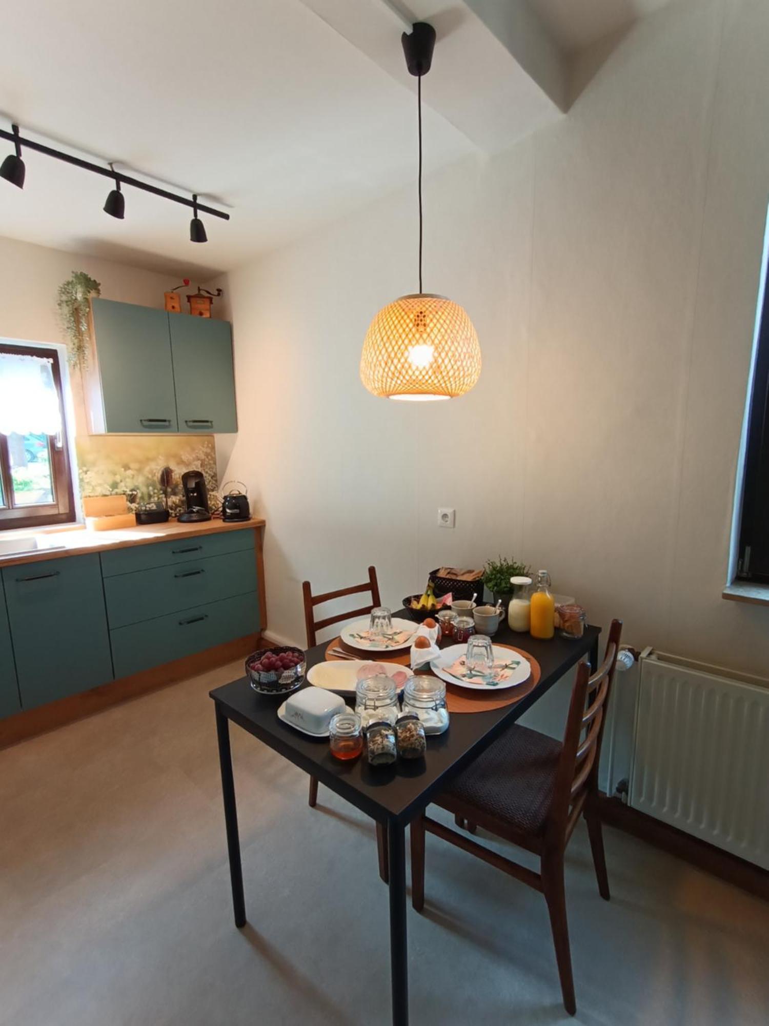 Minicamping Und B&B Apartment Hintergarten Niederorschel Экстерьер фото